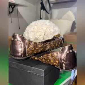 Louis Vuitton monogram flats